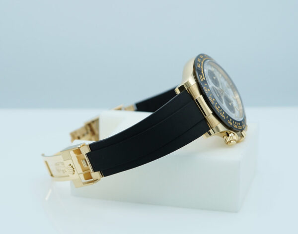 Rolex 116518LN DAYTONA YELLOW GOLD METEORITE DIAL OYSTERFLEX 2023 WARRANTY FULL SET - Image 6
