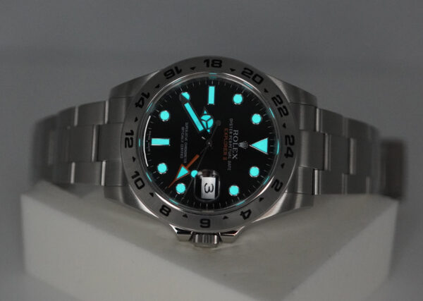 Rolex 216570 EXPLORER 2 STAINLESS STEEL BLACK DIAL 42MM BOXES PAPERS - Image 11