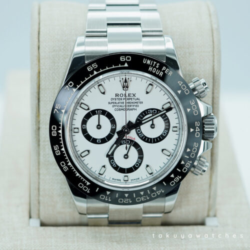 Rolex 116500LN COSMOGRAPH DAYTONA STEEL WHITE PANDA DIAL 2019 FULL SET