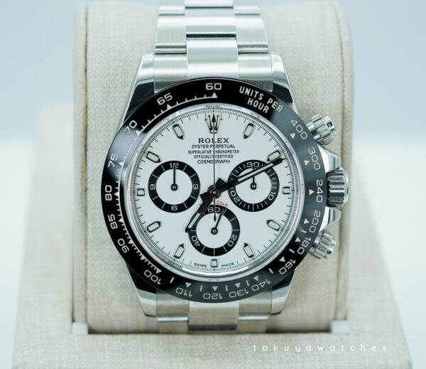 Rolex 116500LN COSMOGRAPH DAYTONA STEEL WHITE PANDA DIAL 2019 FULL SET