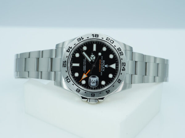 Rolex 216570 EXPLORER 2 STAINLESS STEEL BLACK DIAL 42MM BOXES PAPERS - Image 9