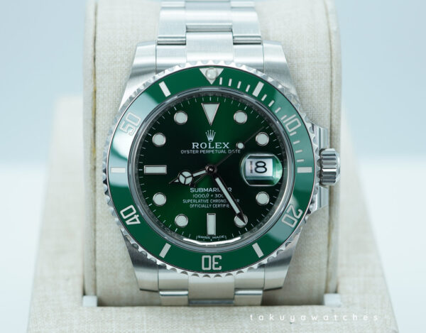 Rolex 116610LV SUBMARINER HULK GREEN DIAL GREEN BEZEL 2020 FULL SET