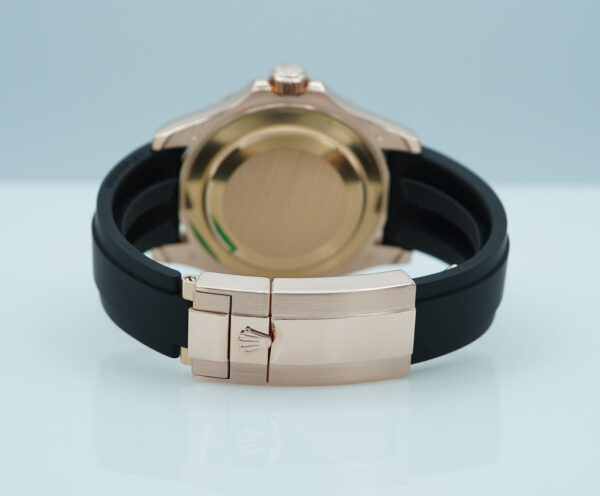 Rolex 116655 YACHTMASTER EVEROSE GOLD CERAMIC BEZEL OYSTERFLEX 40MM FULL SET - Image 7