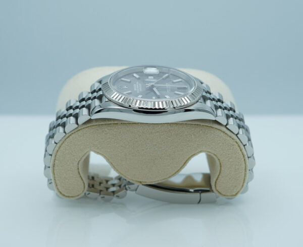 Rolex 126334 DATEJUST 41 FLUTED BEZEL SLATE DIAL JUBILEE BAND 2021 FULL SET - Image 3