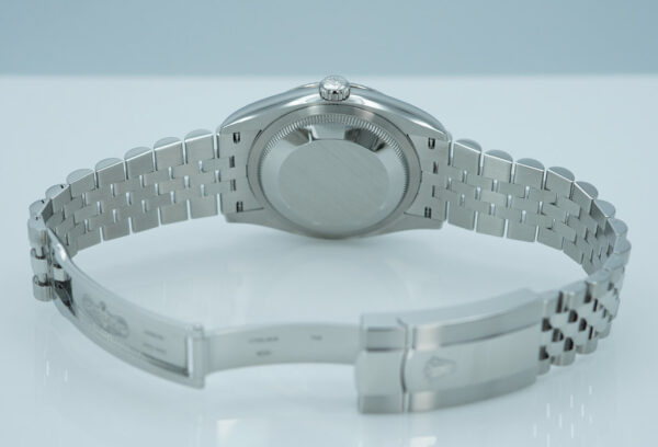 Rolex 126234 DATEJUST 36 FLUTED BEZEL BLUE DIAL JUBILEE BAND 2024 WARRANTY FULL SET - Image 8