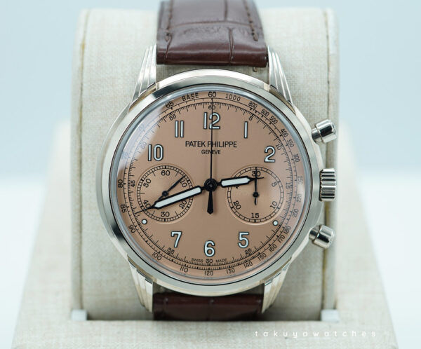 Patek PHILIPPE 5172G CHRONOGRAPH 18K WHITE GOLD SALMON DIAL 2022 FULL SET
