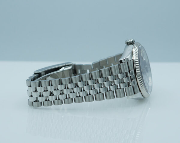 Rolex 126234 DATEJUST 36 FLUTED BEZEL BLUE DIAL JUBILEE BAND 2024 WARRANTY FULL SET - Image 5