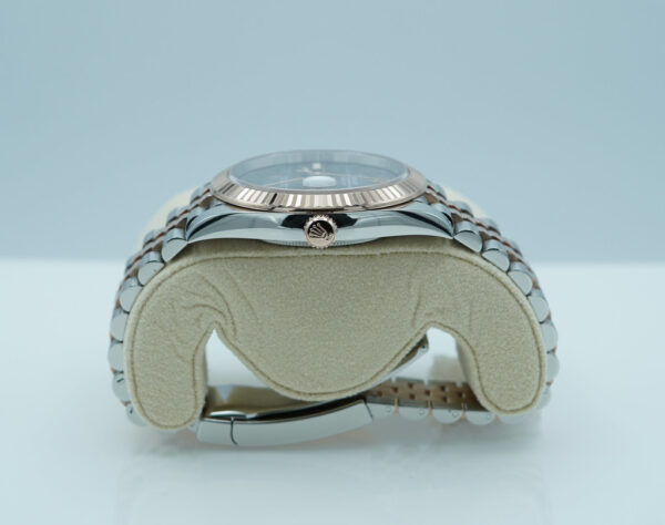 Rolex 126331 DATEJUST 41 ROSE GOLD STEEL WIMBLEDON DIAL JUBILEE BAND 2022 WARRANTY FULL SET - Image 4