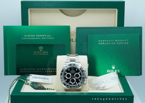 Rolex 116500LN COSMOGRAPH DAYTONA STEEL CERAMIC BEZEL BLACK DIAL 2023 FULL SET - Image 2
