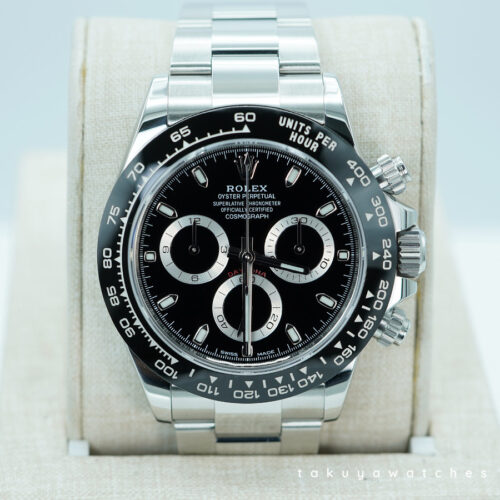 Rolex 116500LN COSMOGRAPH DAYTONA STEEL CERAMIC BEZEL BLACK DIAL 2023 FULL SET