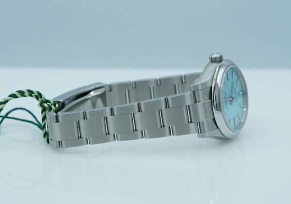 BRAND NEW Rolex 277200 OYSTER PERPETUAL TIFFANY TURQUOISE DIAL 2025 STICKERS FULL SET - Image 6