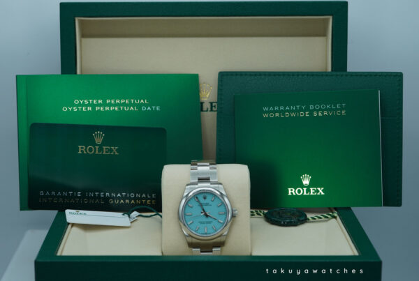 BRAND NEW Rolex 277200 OYSTER PERPETUAL TIFFANY TURQUOISE DIAL 2025 STICKERS FULL SET - Image 2
