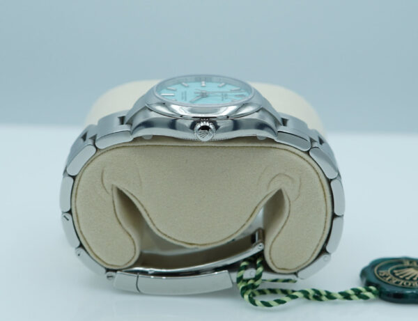 BRAND NEW Rolex 277200 OYSTER PERPETUAL TIFFANY TURQUOISE DIAL 2025 STICKERS FULL SET - Image 3