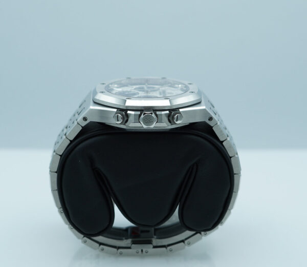 Audemars PIGUET ROYAL OAK CHRONO 26315ST BLUE SILVER DIAL 38MM 2022 FULL SET - Image 4