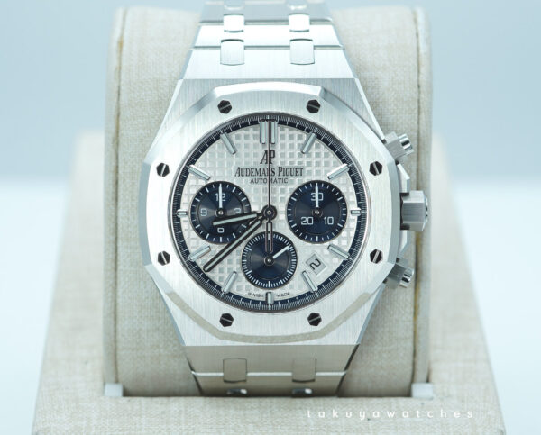 Audemars PIGUET ROYAL OAK CHRONO 26315ST BLUE SILVER DIAL 38MM 2022 FULL SET