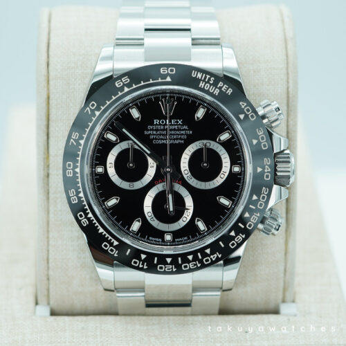 Rolex 116500LN COSMOGRAPH DAYTONA STEEL CERAMIC BEZEL BLACK DIAL 2023 FULL SET