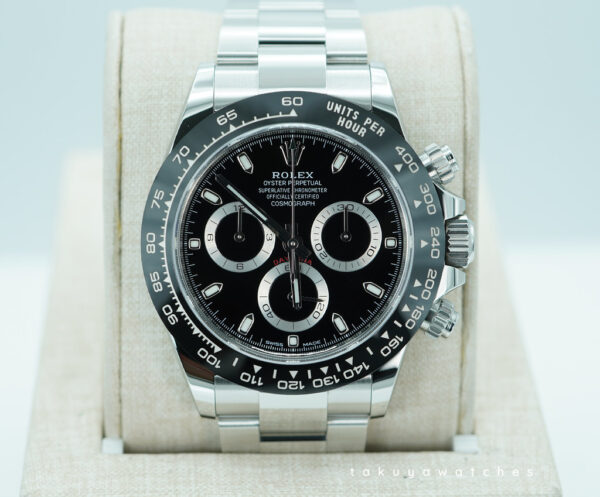 Rolex 116500LN COSMOGRAPH DAYTONA STEEL CERAMIC BEZEL BLACK DIAL 2023 FULL SET