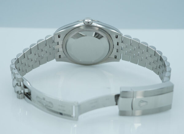 Rolex 126234 DATEJUST 36 FLUTED BEZEL BLACK DIAL JUBILEE BAND 2025 FULL SET - Image 8