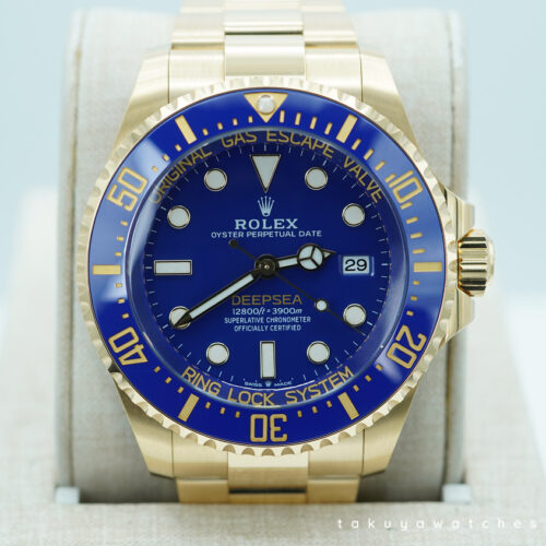 Rolex 136668LB DEEPSEA YELLOW GOLD BLUE BEZEL BLUE DIAL 2025 WARRANTY FULL SET
