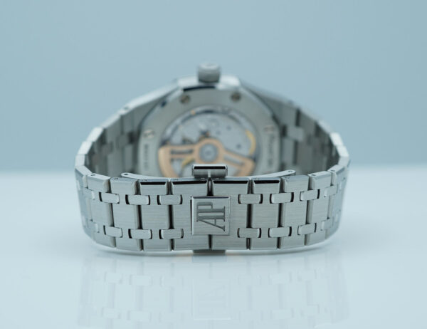 Audemars PIGUET ROYAL OAK 15550ST BLUE DIAL 37MM 2024 WARRANTY FULL SET - Image 7