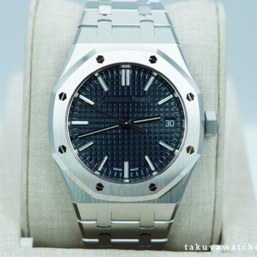 Audemars PIGUET ROYAL OAK 15550ST BLUE DIAL 37MM 2024 WARRANTY FULL SET