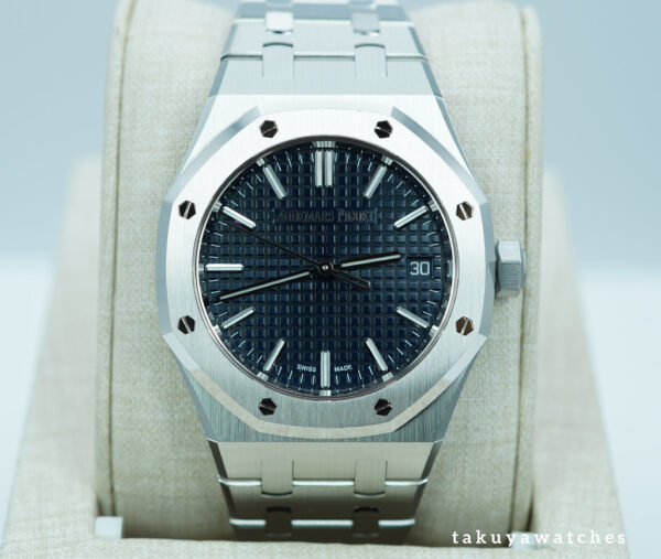 Audemars PIGUET ROYAL OAK 15550ST BLUE DIAL 37MM 2024 WARRANTY FULL SET