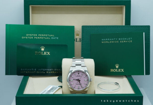 BRAND NEW Rolex 126000 OYSTER PERPETUAL 36 CANDY PINK DIAL 2025 FULL SET - Image 2