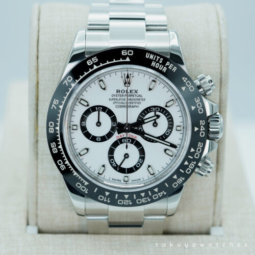 Rolex 116500LN COSMOGRAPH DAYTONA STEEL WHITE PANDA DIAL 2022 WARRANTY FULL SET