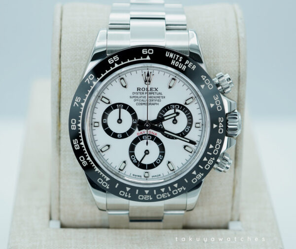 Rolex 116500LN COSMOGRAPH DAYTONA STEEL WHITE PANDA DIAL 2022 WARRANTY FULL SET