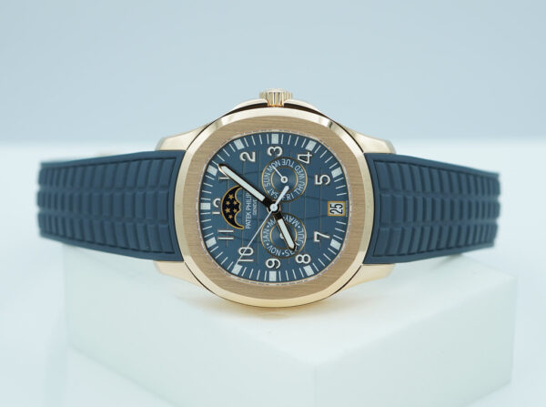 BRAND NEW Patek PHILIPPE 5261R AQUANAUT ANNUAL CALENDAR ROSE GOLD BLUE DIAL 2025 FULL SET - Image 10