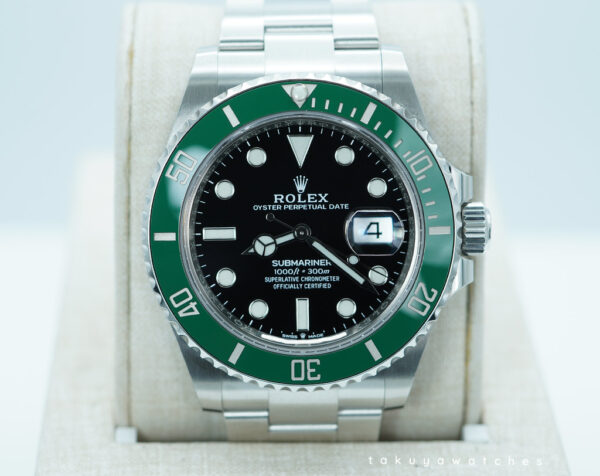 Rolex 126610LV SUBMARINER 41 GREEN MARK 1 BEZEL 2021 WARRANTY FULL SET
