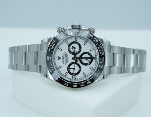 Rolex 116500LN COSMOGRAPH DAYTONA STEEL WHITE PANDA DIAL 2022 WARRANTY FULL SET - Image 10