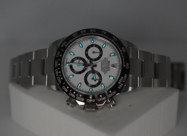 Rolex 116500LN COSMOGRAPH DAYTONA STEEL WHITE PANDA DIAL 2022 WARRANTY FULL SET - Image 11