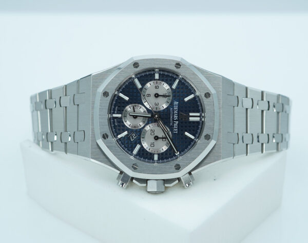 Audemars PIGUET ROYAL OAK CHRONOGRAPH BLUE DIAL 26331ST FULL SET - Image 9