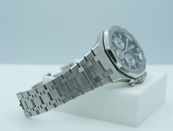 Audemars PIGUET ROYAL OAK CHRONOGRAPH BLUE DIAL 26331ST FULL SET - Image 6