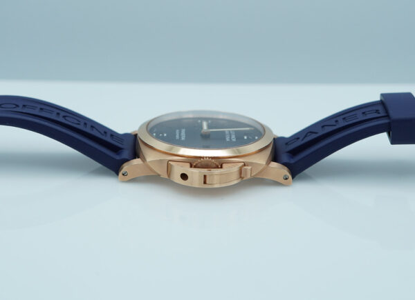 Panerai PAM 1112 LUMINOR MARINA ROSE GOLD BLUE DIAL 2025 WARRANTY FULL SET - Image 3