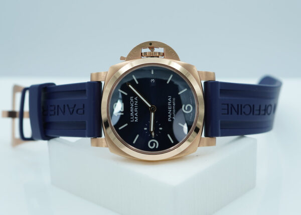 Panerai PAM 1112 LUMINOR MARINA ROSE GOLD BLUE DIAL 2025 WARRANTY FULL SET - Image 10