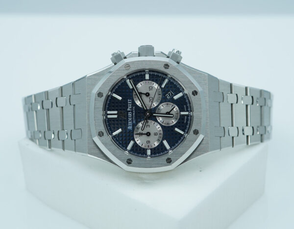 Audemars PIGUET ROYAL OAK CHRONOGRAPH BLUE DIAL 26331ST FULL SET - Image 10