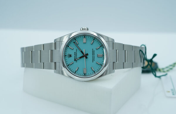 BRAND NEW Rolex 126000 OYSTER PERPETUAL 36 TIFFANY TURQUOISE DIAL 2025 FULL SET - Image 10