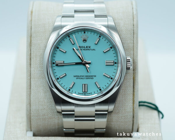 BRAND NEW Rolex 126000 OYSTER PERPETUAL 36 TIFFANY TURQUOISE DIAL 2025 FULL SET