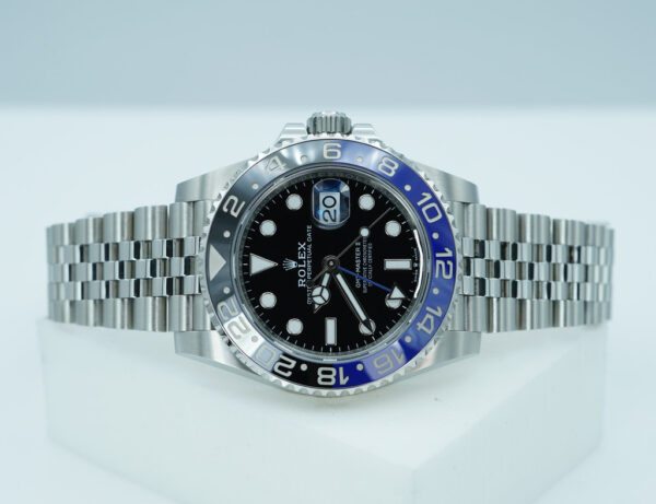 Rolex 126710BLNR GMT MASTER 2 BLACK BLUE BEZEL JUBILEE 2024 WARRANTY FULL SET - Image 10