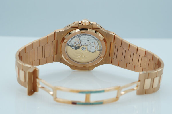 Patek PHILIPPE NAUTILUS 5711/1R ROSE GOLD BROWN DIAL 2021 NEW MOVEMENT FULL SET - Image 8