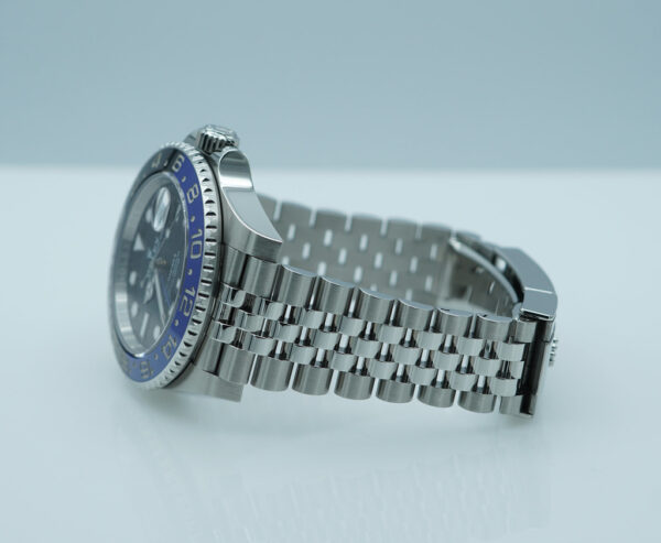 Rolex 126710BLNR GMT MASTER 2 BLACK BLUE BEZEL JUBILEE 2024 WARRANTY FULL SET - Image 5