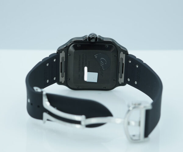 Cartier SANTOS DE CARTIER LARGE MODEL BLACK ADLC AUTOMATIC 2024 WARRANTY FULL SET - Image 8