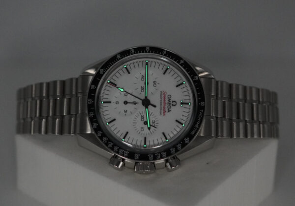 Omega SPEEDMASTER PROFESSIONAL MOONWATCH 3861 WHITE DIAL 2025 WARRANTY FULL SET - Image 11