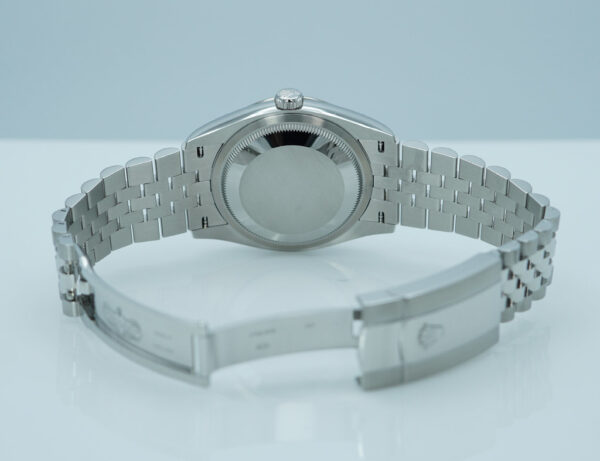 Rolex 126234 DATEJUST 36 FLUTED BEZEL SILVER DIAL JUBILEE BAND 2025 WARRANTY FULL SET - Image 8