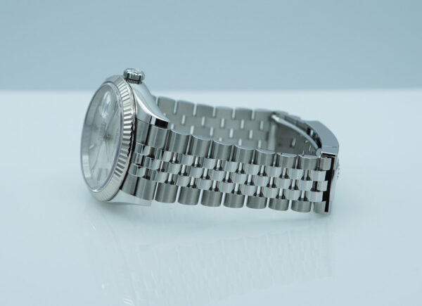 Rolex 126234 DATEJUST 36 FLUTED BEZEL SILVER DIAL JUBILEE BAND 2025 WARRANTY FULL SET - Image 5