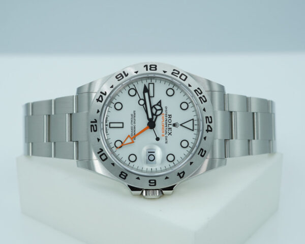 Rolex 226570 EXPLORER 2 POLAR WHITE DIAL NEW MODEL 2025 WARRANTY FULL SET - Image 9