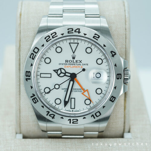 Rolex 226570 EXPLORER 2 POLAR WHITE DIAL NEW MODEL 2025 WARRANTY FULL SET