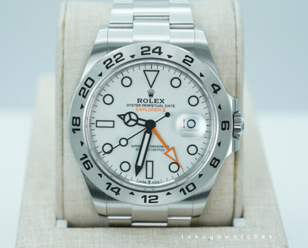 Rolex 226570 EXPLORER 2 POLAR WHITE DIAL NEW MODEL 2025 WARRANTY FULL SET